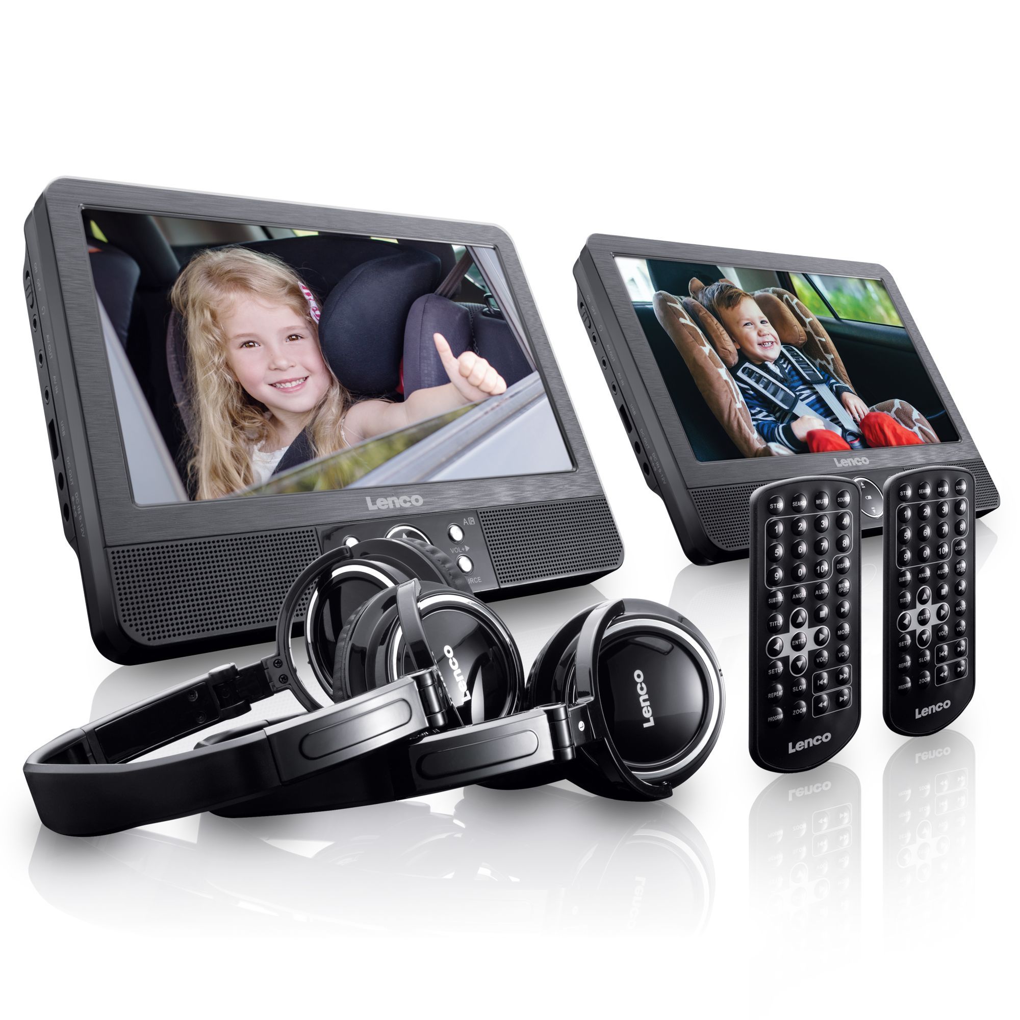 Lenco DVP-939 Set von 2 9 Zoll DVD-Spieler