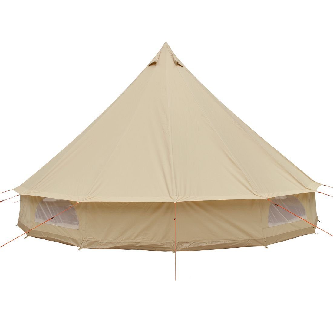 yourGEAR Tipi-Zelt yourGEAR Zelt Desert 8 Pro UV50+ Baumwolle - Campingzelt Tipi, Personen: 8
