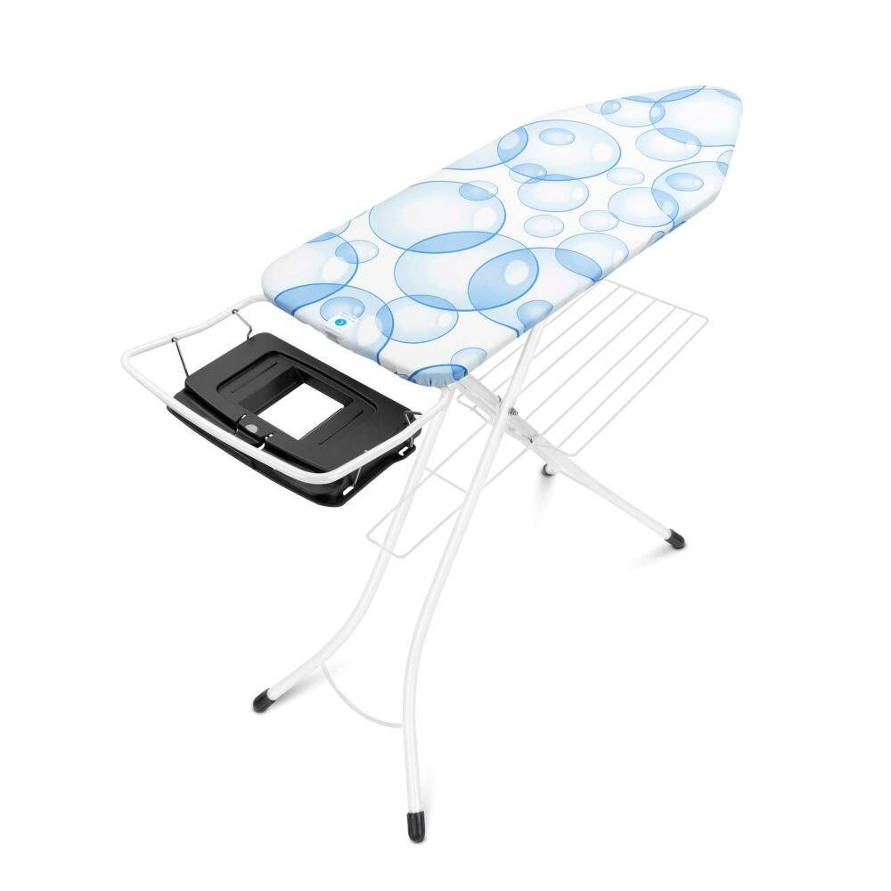 Brabantia Bügelbrett C PerfectFlow Bubbles 103445, Bügelfläche 124x45 cm