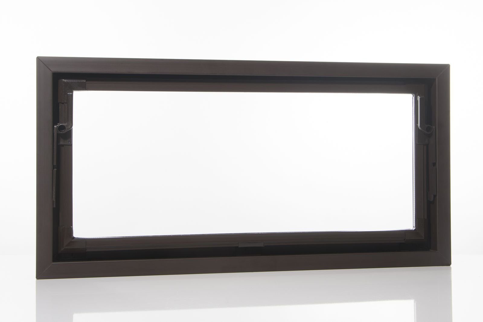 ACO Severin Ahlmann GmbH & Co. KG Kellerfenster ACO 90x60cm Nebenraumfenster Kippfenster Isofenster Fenster braun Kellerfenster, wärmeisolierende Kunststoff-Hohlkammerprofile
