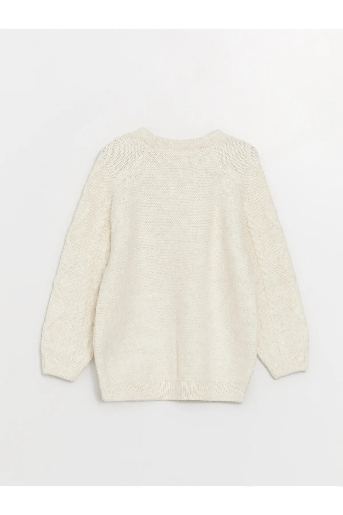 LC Waikiki  Selbstgemusterter Baby-Strickpullover mit Rundhalsausschnitt