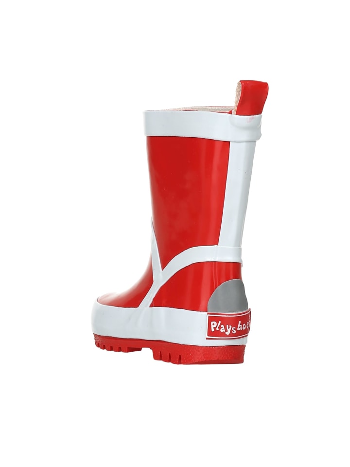 Playshoes Gummistiefel uni in Rot günstig kaufen