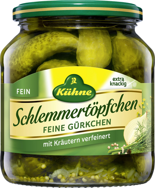 Kühne Schlemmertöpfchen Feine Gürkchen Kräuter