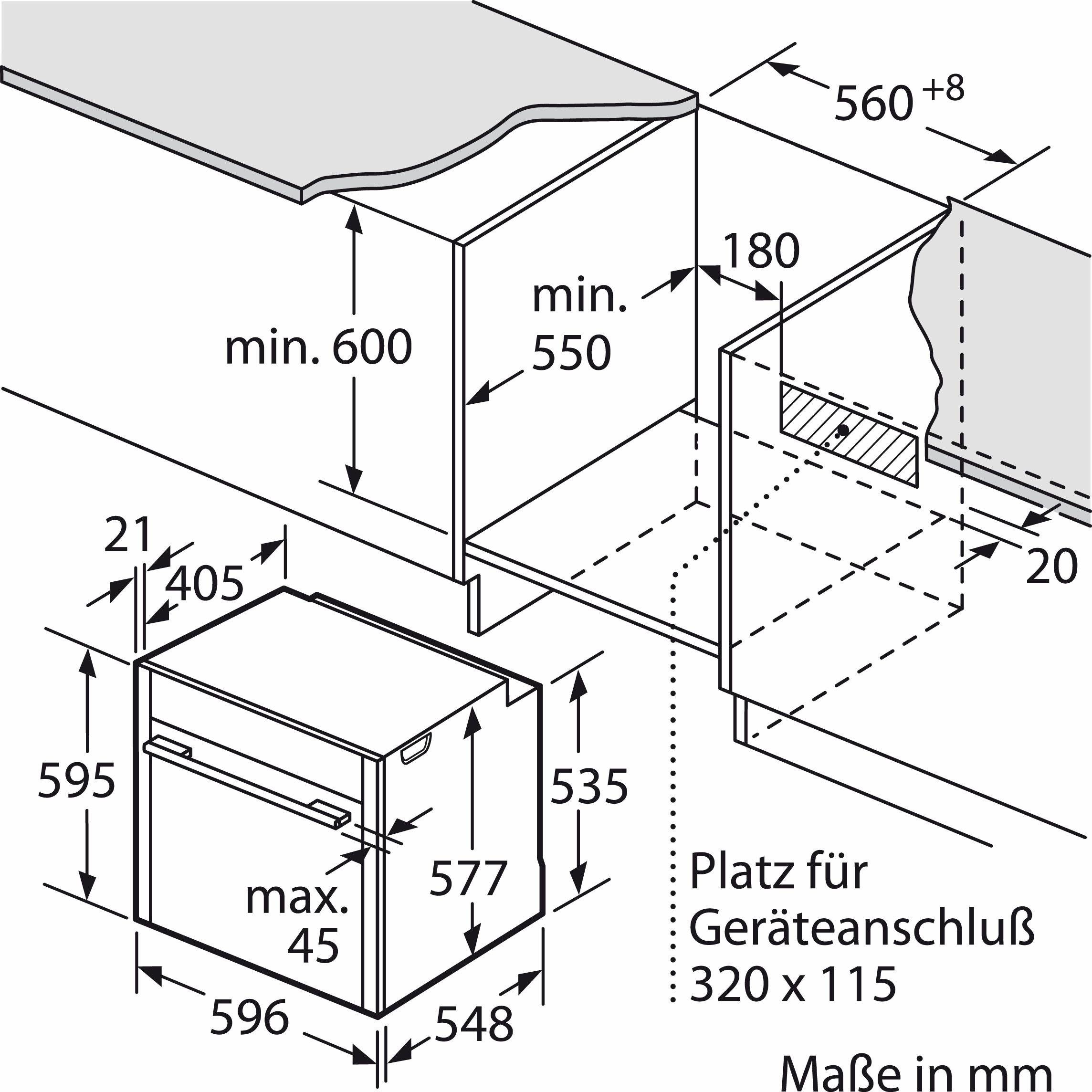NEFF Einbaubackofen N 70 B15CR22N1, mit Teleskopauszug nachrüstbar, easyClean, CircoTherm®-Heißluft