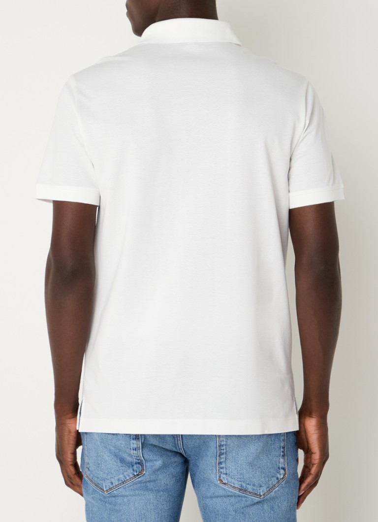 Emporio Armani teksturirana polo majica regularnog kroja