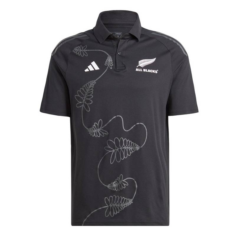 adidas All Blacks Rugby Poloshirt T-Shirt Herren