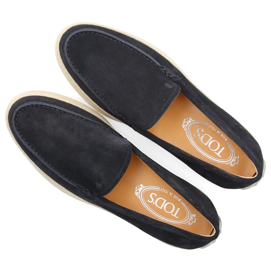 Tod's - Loafer 92K0HU Veloursleder - blau