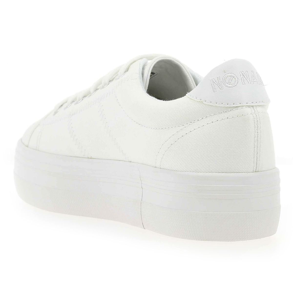 No Name  PLATO SNEAKER CANVAS - Blanc