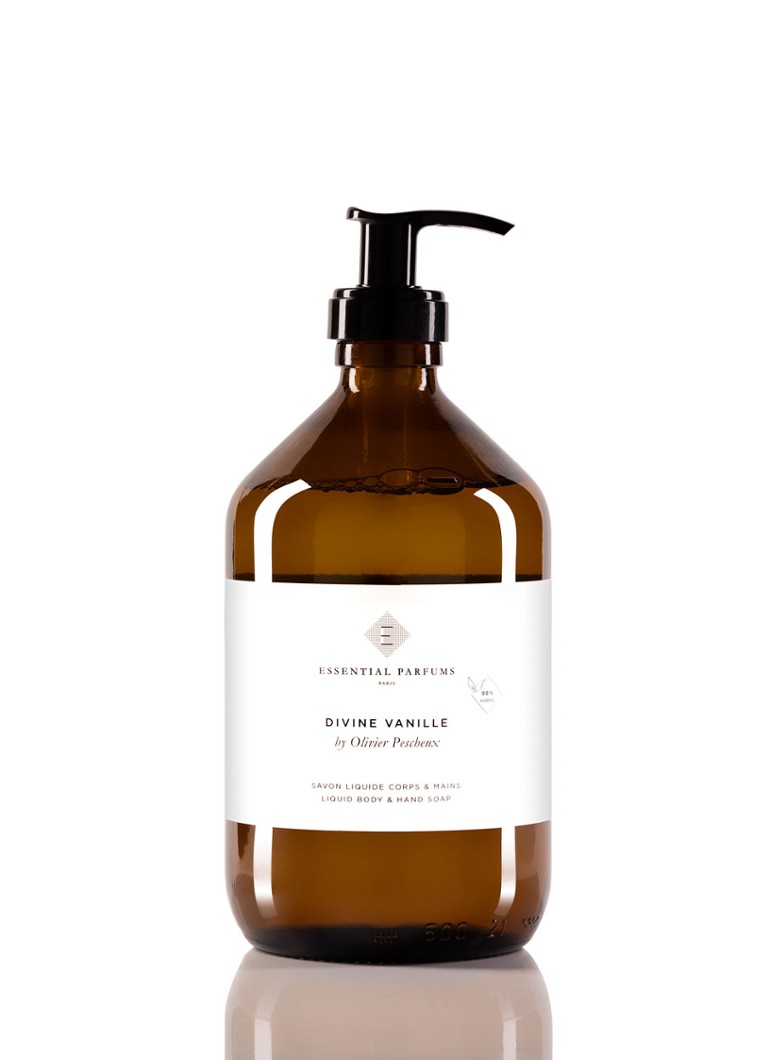 Essential Parfums Divine Vanilla -käsi- ja vartalosaippua - suihkugeeli ja käsisaippua
