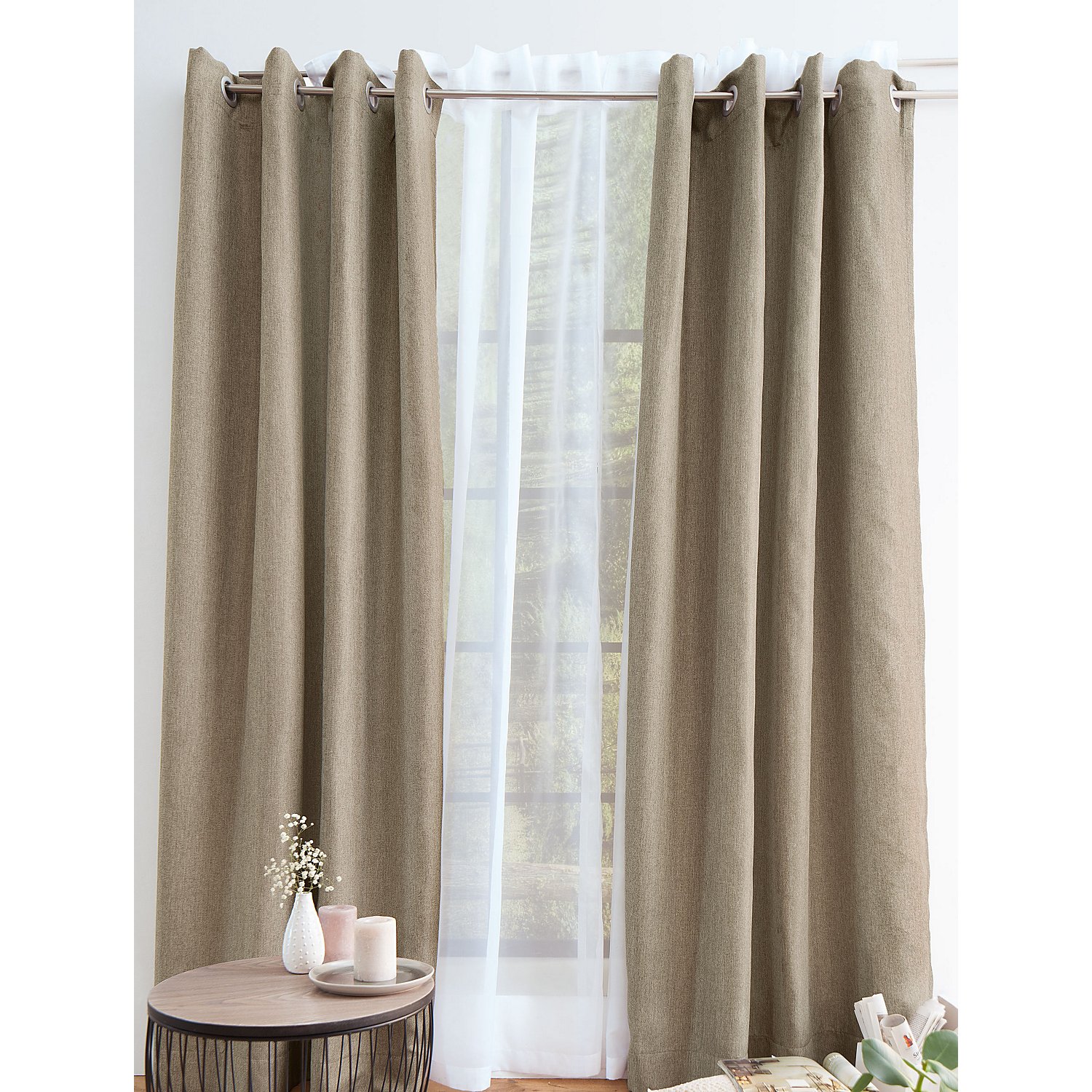 Uni Voile, weiß