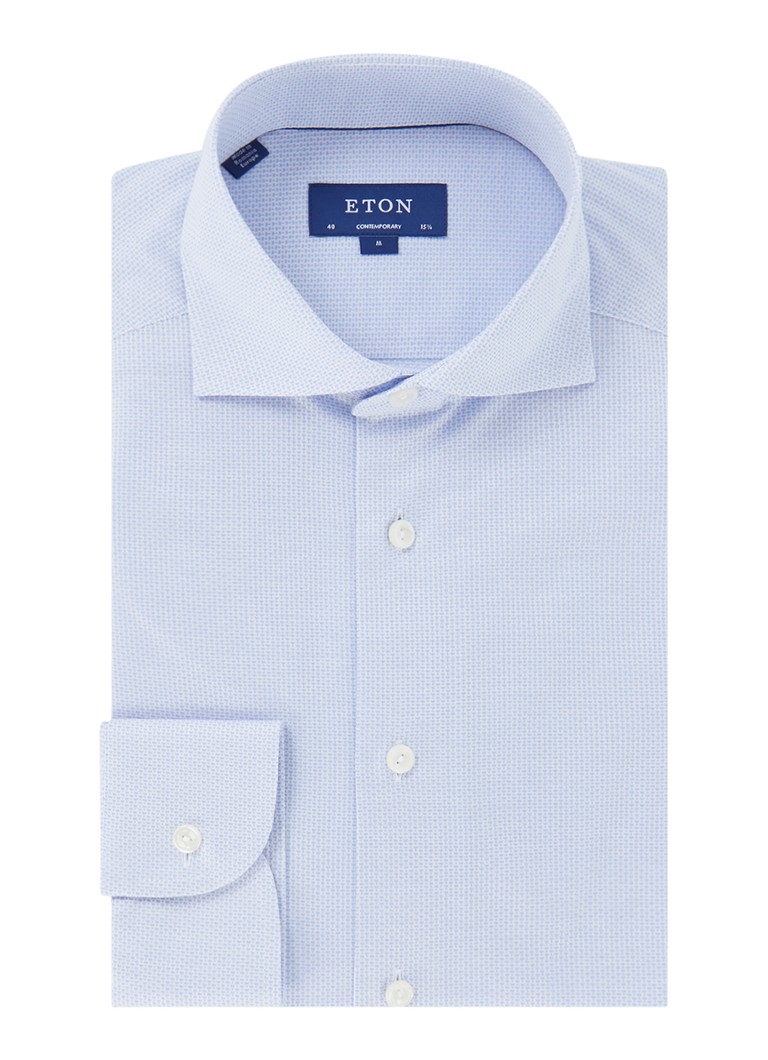 Košile Eton Regular Fit s tkanou texturou