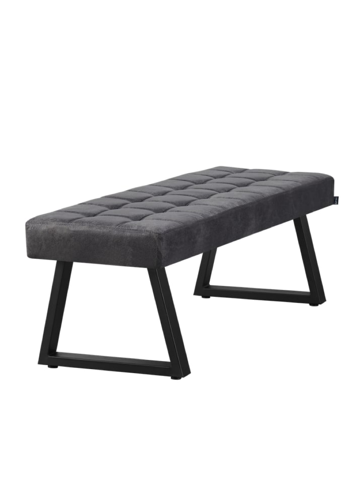 B&D Home Sitzbank DOLCE in Schwarz - (B)140 x (H)48 x (T)48 cm günstig kaufen 140 cm