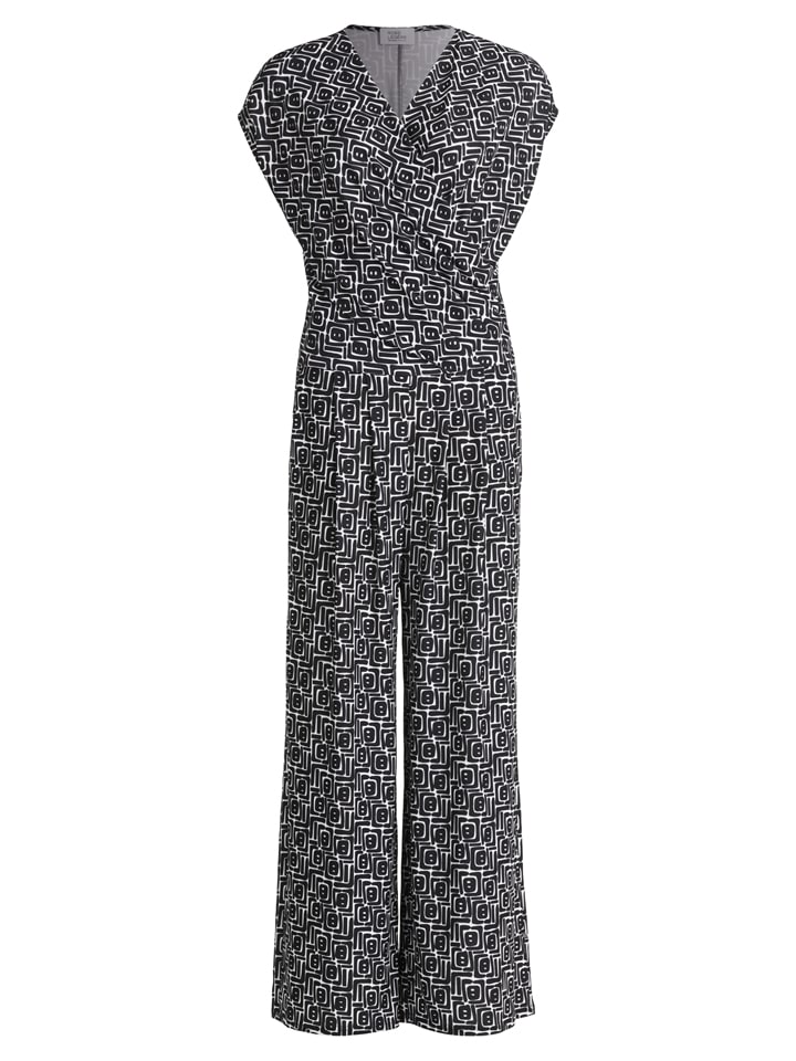 Vera Mont Jumpsuit in Schwarz/ Weiß günstig kaufen