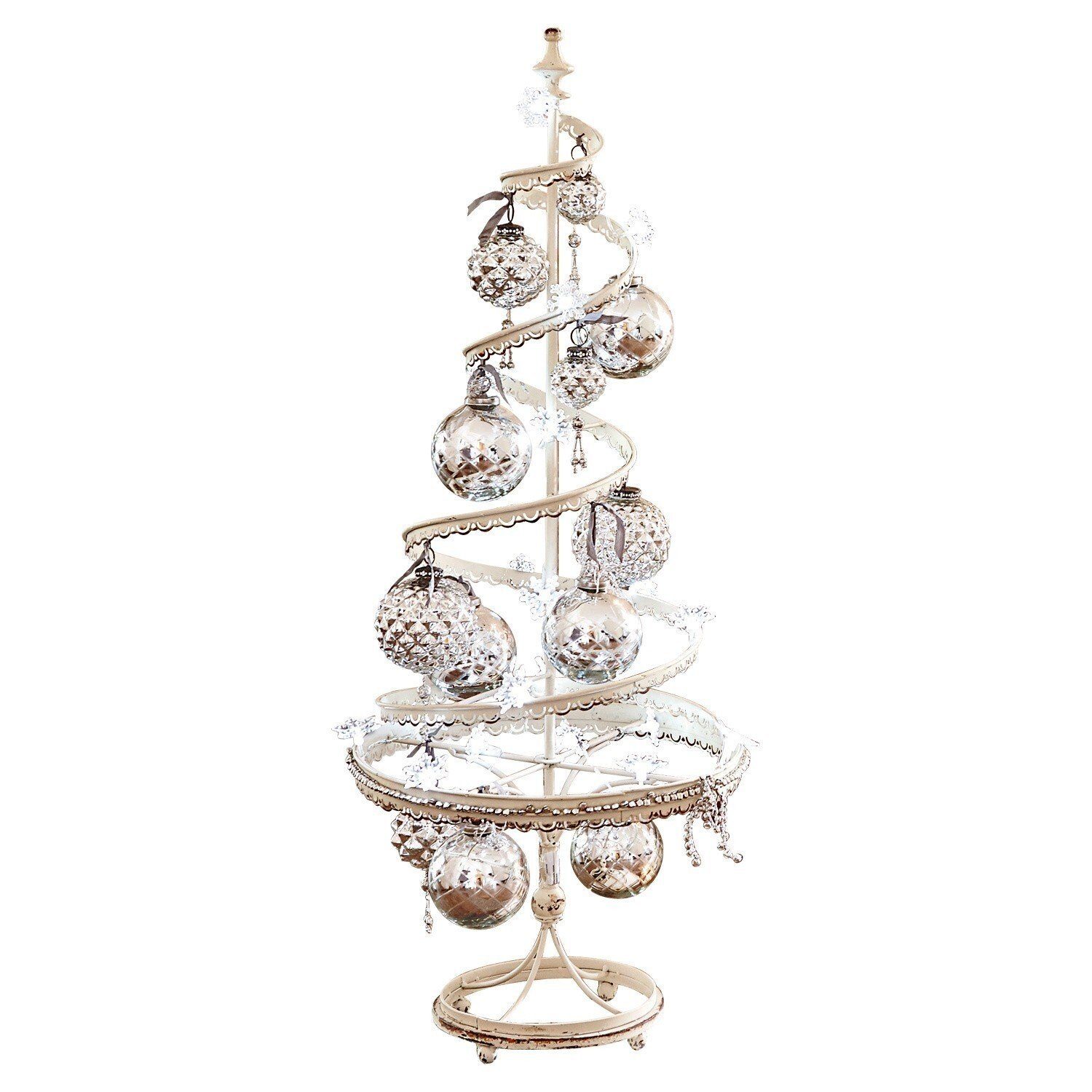 Mirabeau Weihnachtsfigur Deko-Baum Gerzat creme