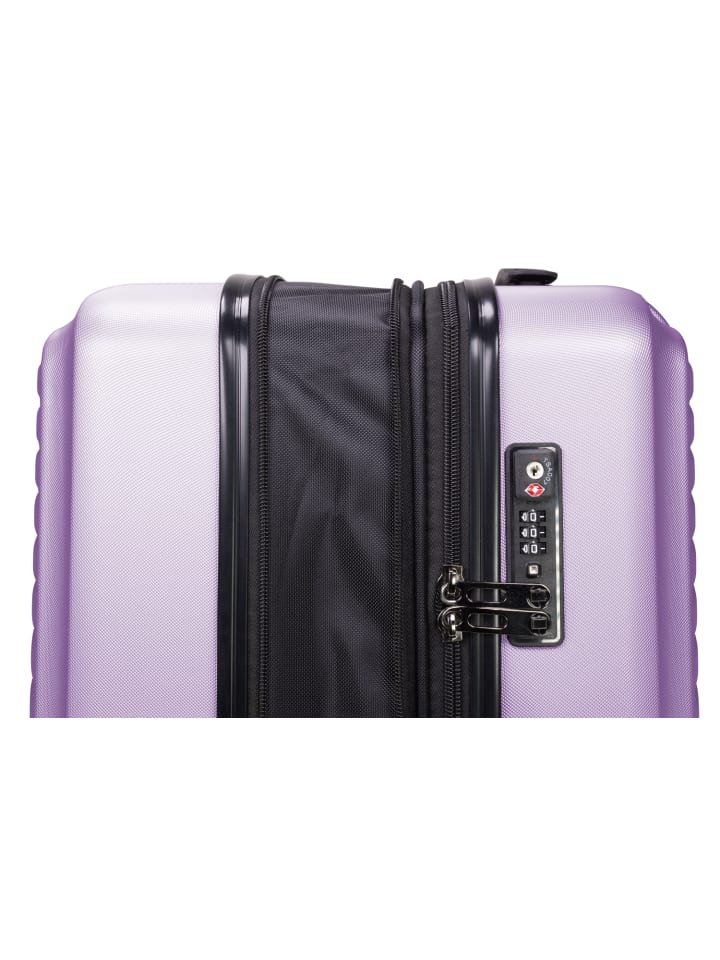 Hauptstadtkoffer Mitte - Großer Reisekoffer Trolley 77cm XXL Erweiterung TSA 130L in Flieder günstig kaufen L