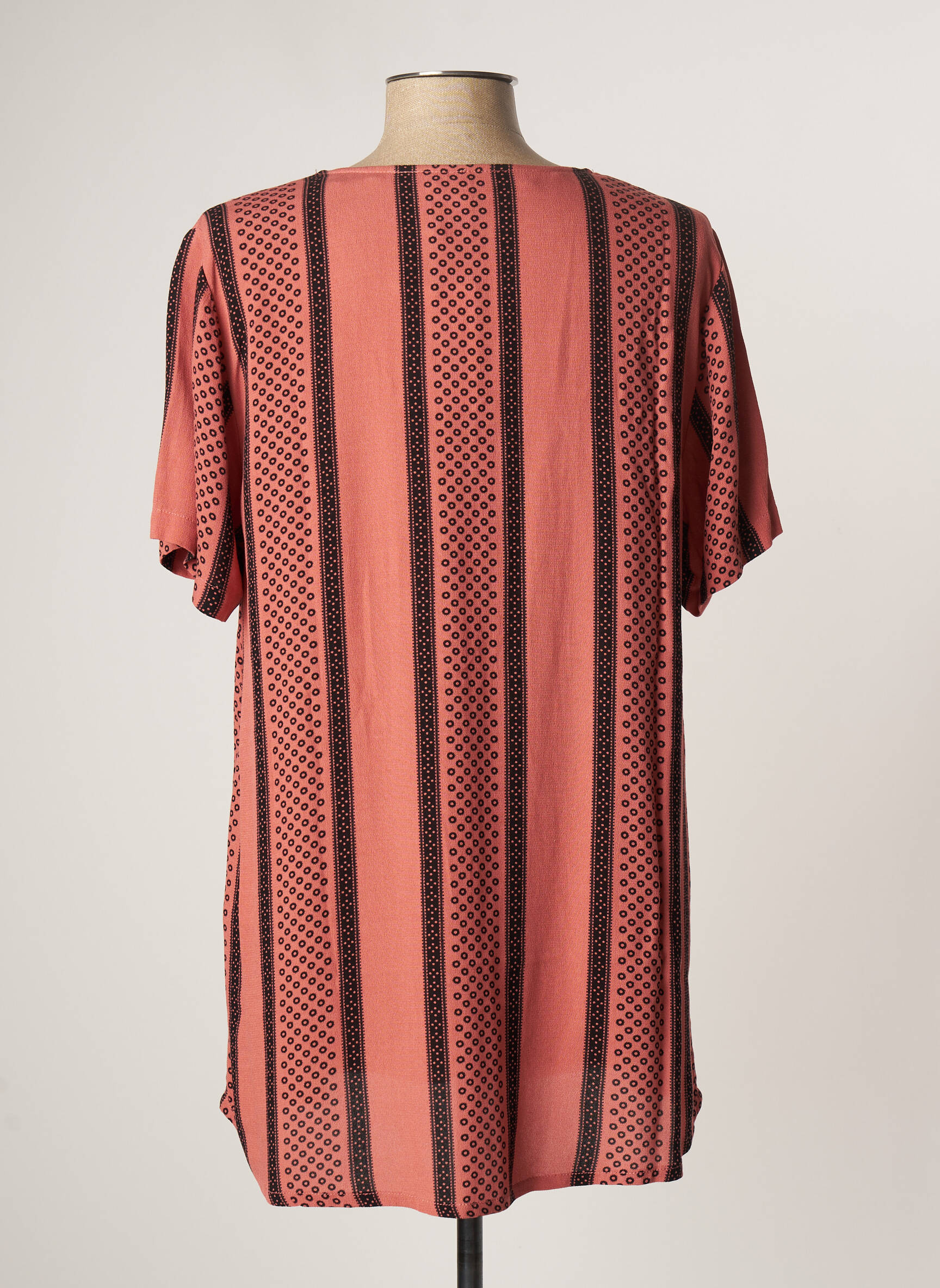 Ciso Tuniquemanchecourte Femme couleur rose