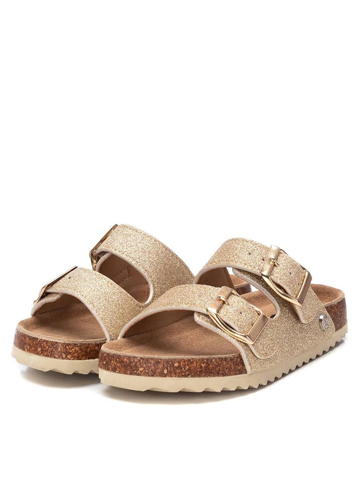 XTI Kids Pantoletten in Gold günstig kaufen
