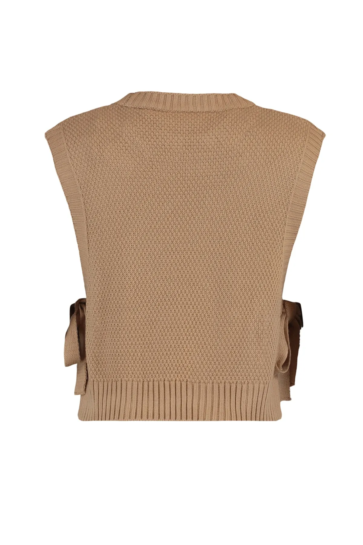 Trendyol Collection  Kurzer Strickpullover in Kamel TWOAW22SV0058