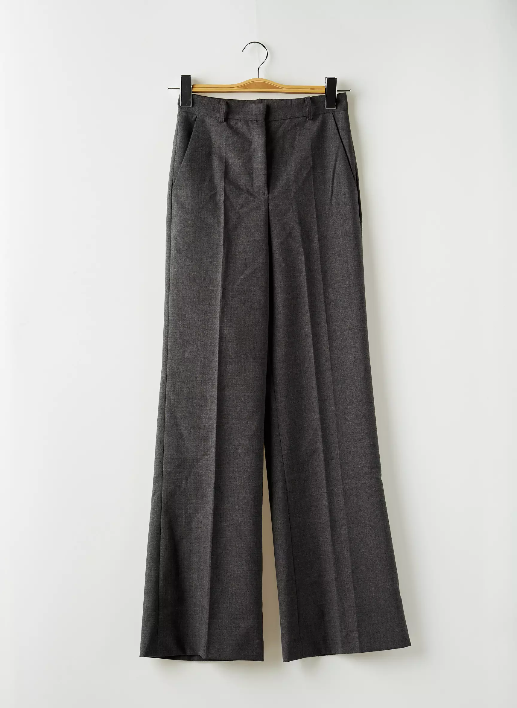 Recc Pantalons Flare Femme couleur gris