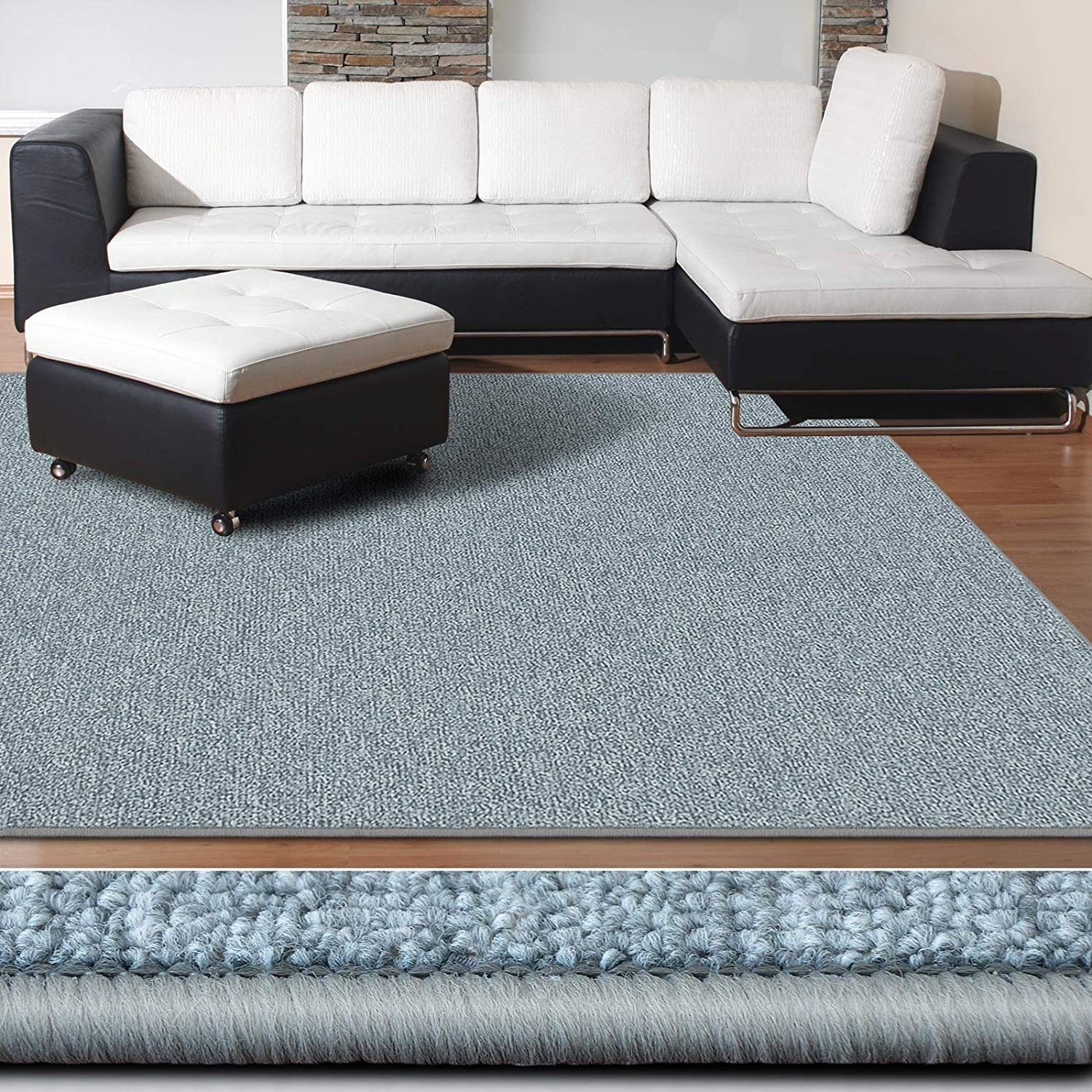 Teppich London, Erhältlich in vielen Farben & Größen, Teppichläufer, Läufer, casa pura, rechteckig, Höhe: 4, 4 mm