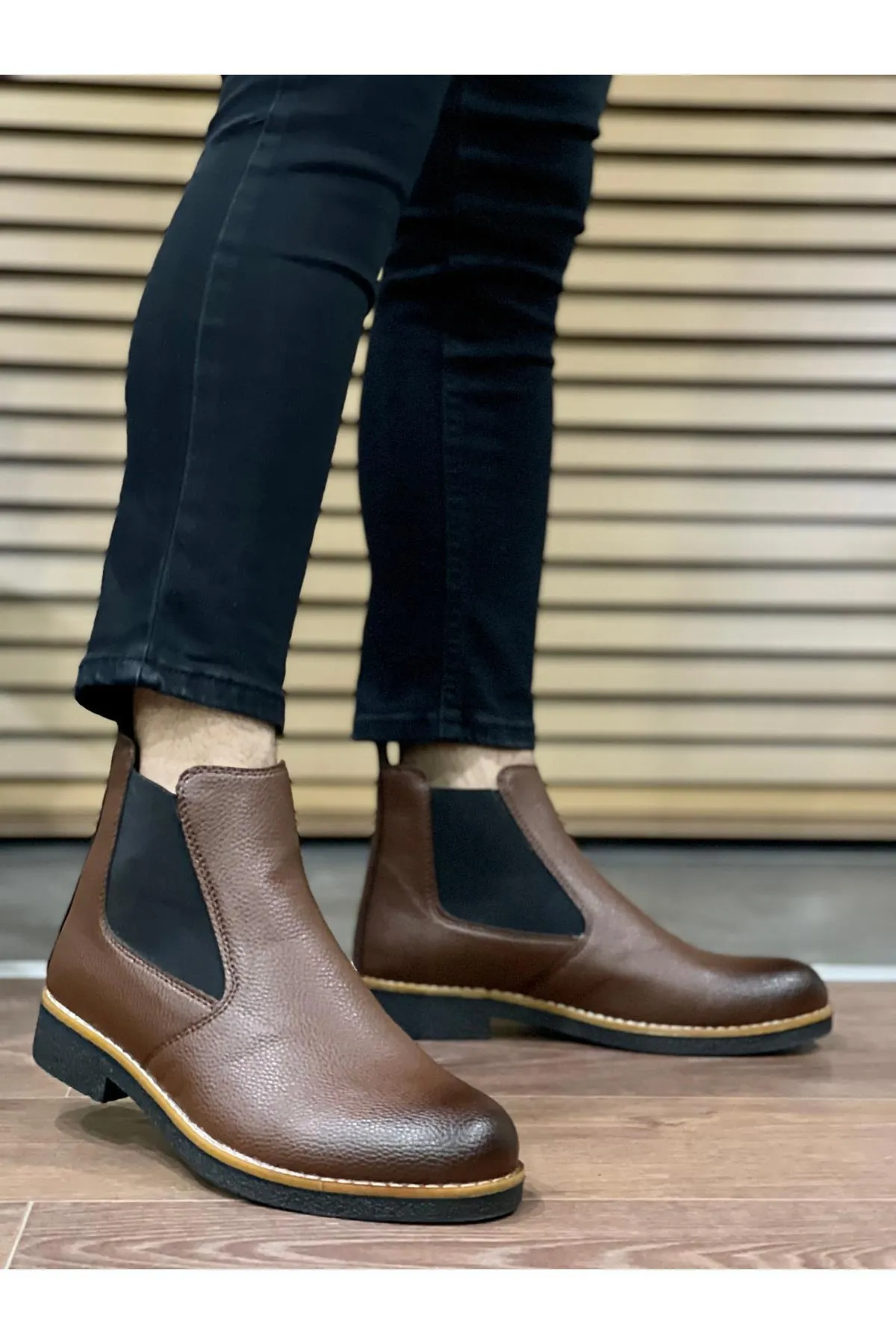 MUGGO  M201 Garantierte Unisex-Chelsea-Stiefel