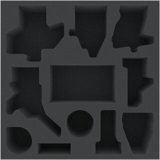 Feldherr 75 mm Schaumstoffeinlage mit 11 Fächern für Rising Sun - große Figuren