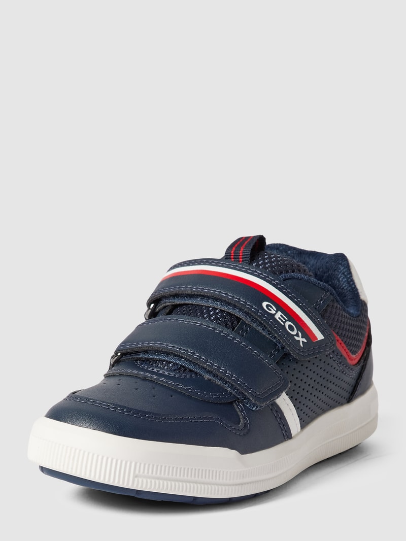 Sneaker mit Klettverschluss in marineblau