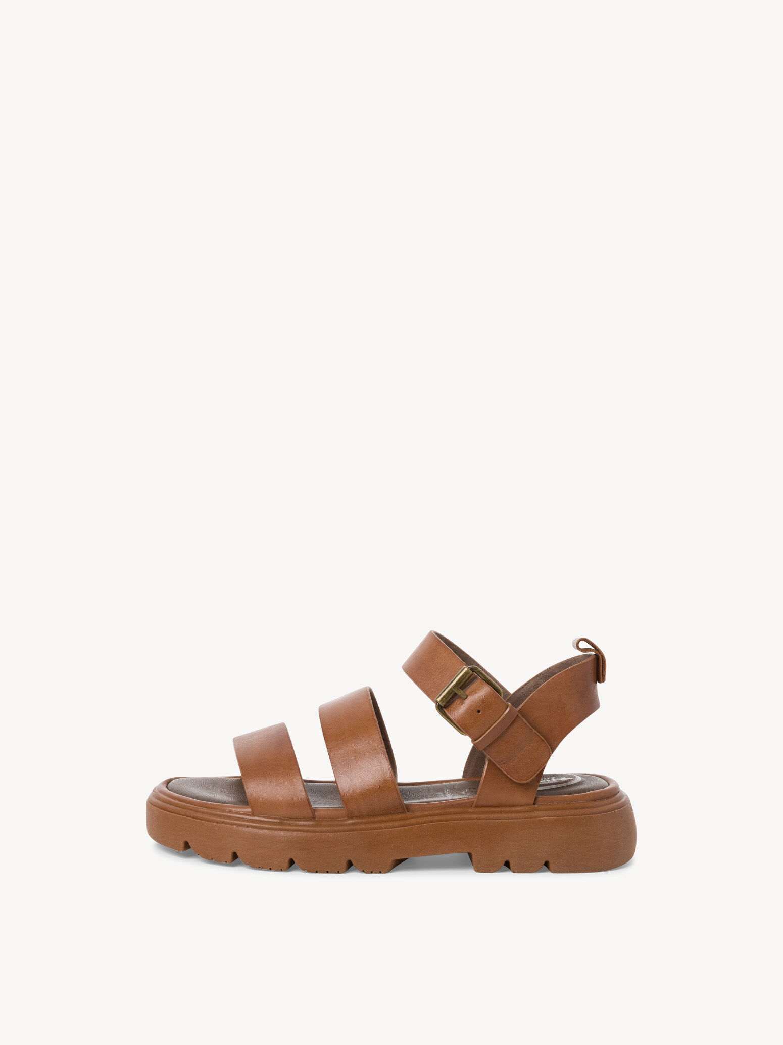 Sandale en cuir - marron
