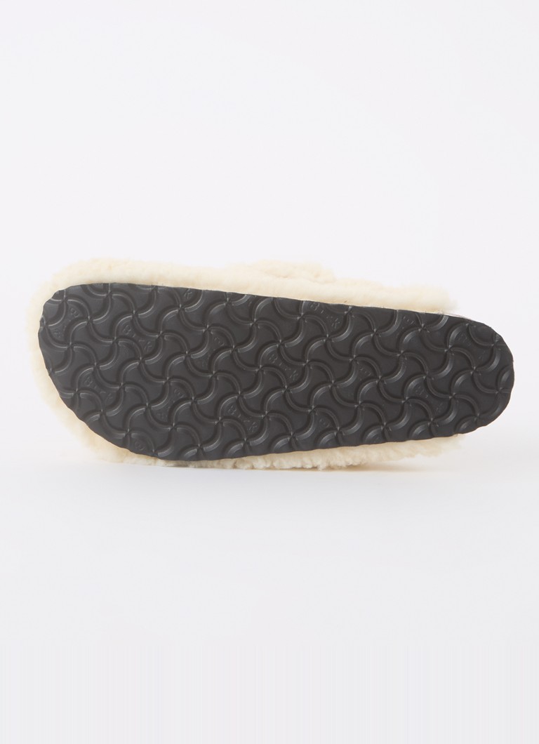 Saboți Birkenstock Boston Teddy cu cataramă mare