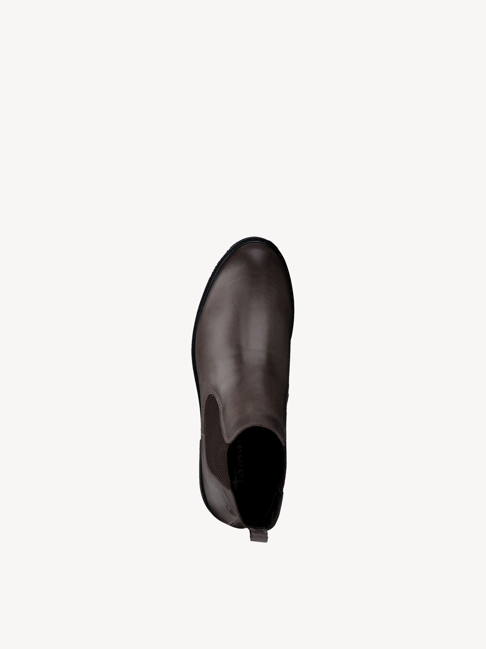 Bottine Chelsea en cuir - marron