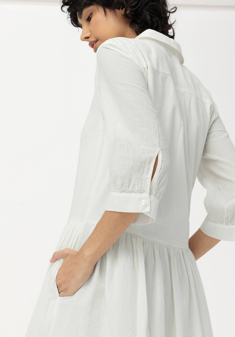 Midikleid aus reiner Bio-Baumwolle