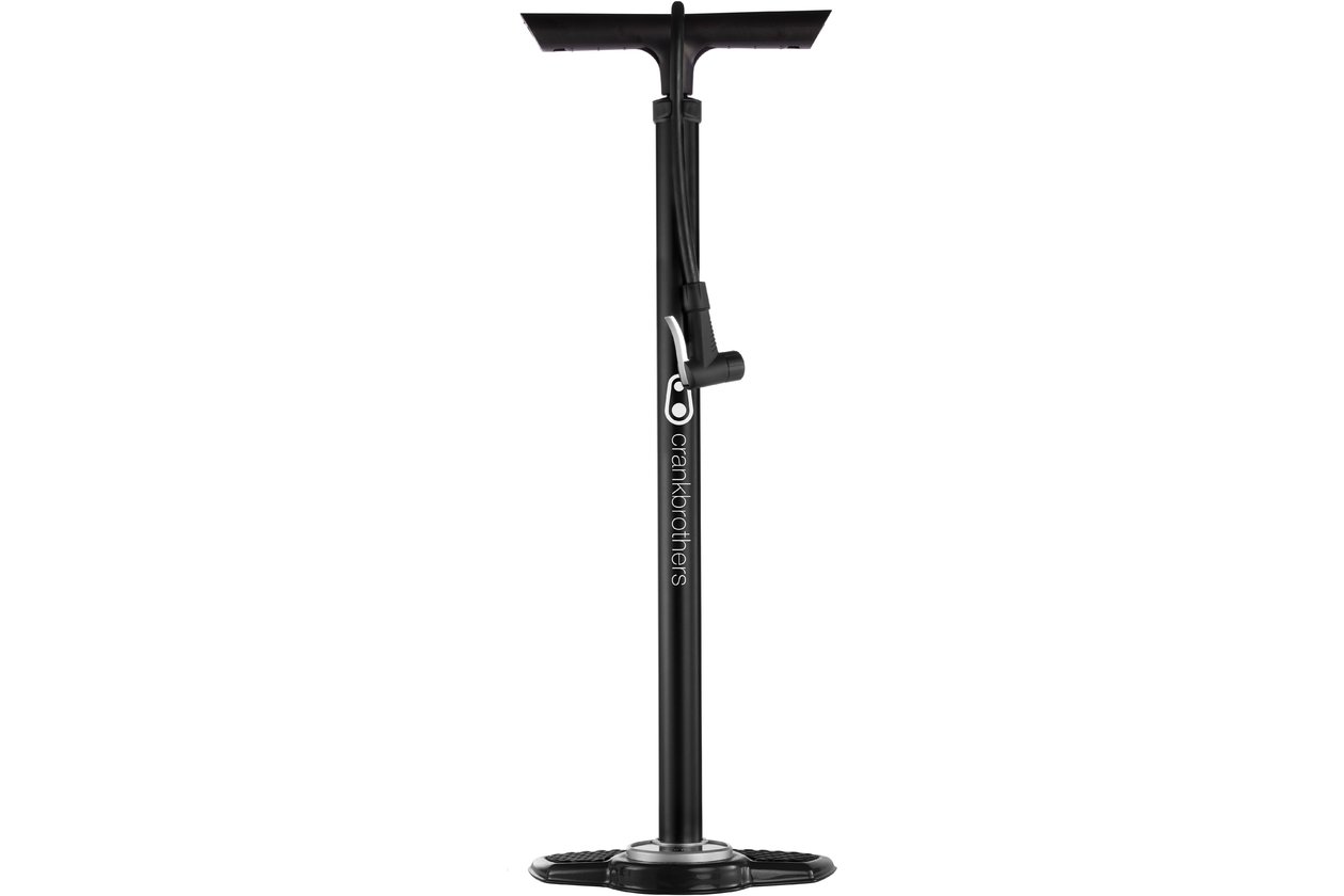 Crankbrothers Sapphire Standpumpe analoges Manometer Midnight Edition