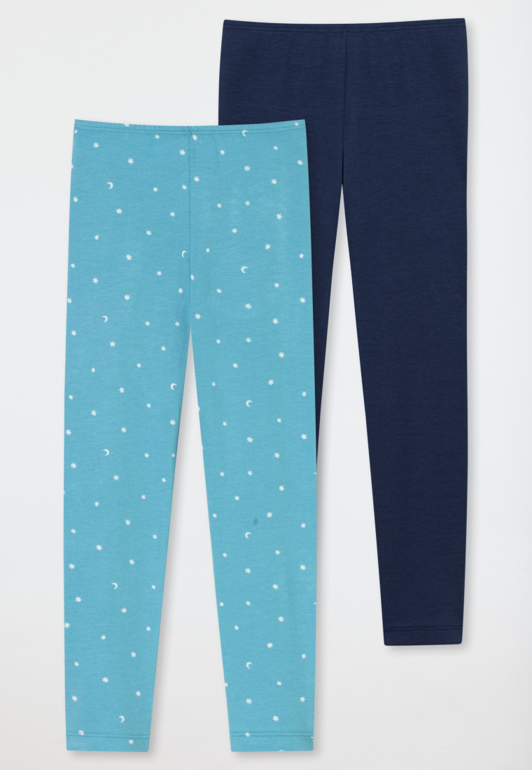 Leggings 2er-Pack Sterne Monde mehrfarbig - 95/5