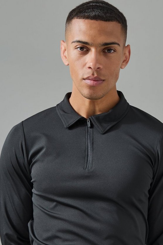 Langärmliges Man Active Golf Poloshirt