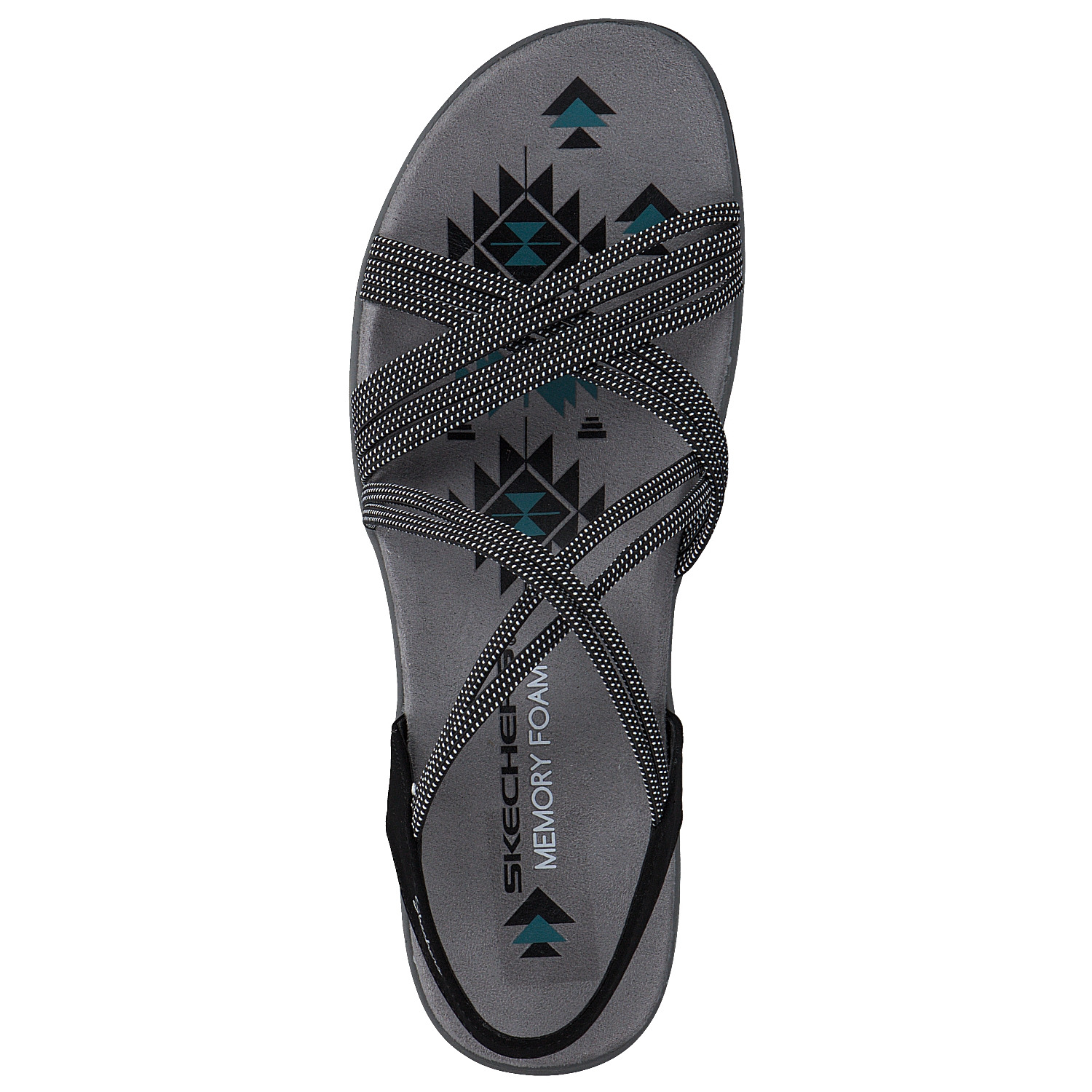 Skechers 163117, Klassische Sandalen, Damen, Blau - Marineblau