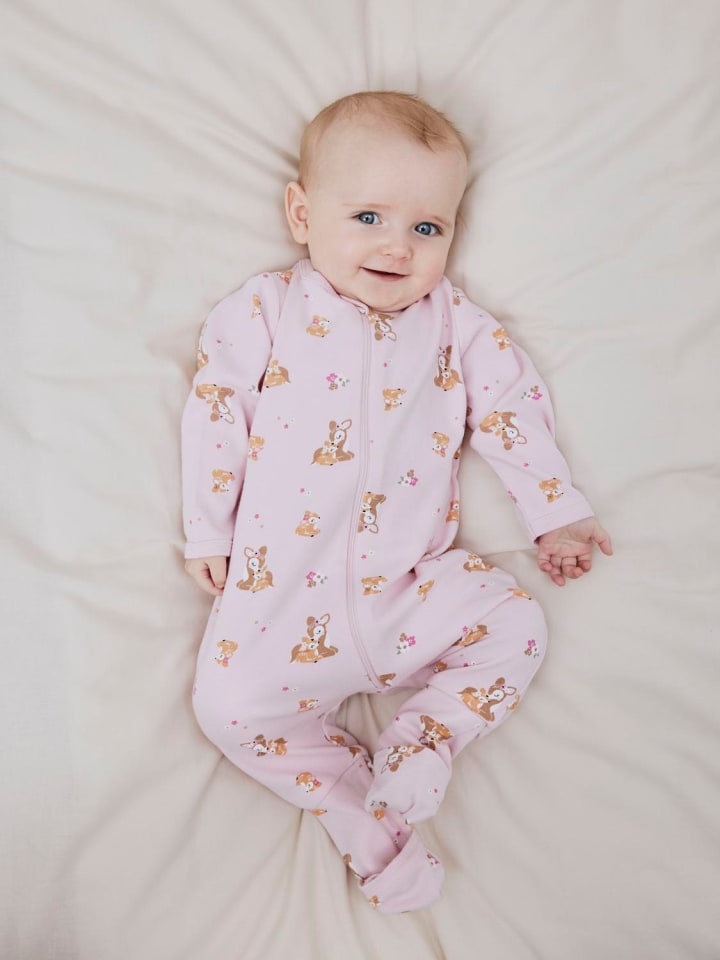 name it Schlafstrampler NBFNIGHTSUIT 2P ZIP in ibis rose günstig kaufen