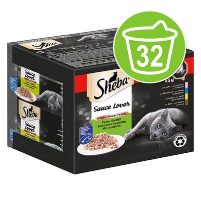 Multipack Sheba Varietäten Schälchen 32 x 85 g