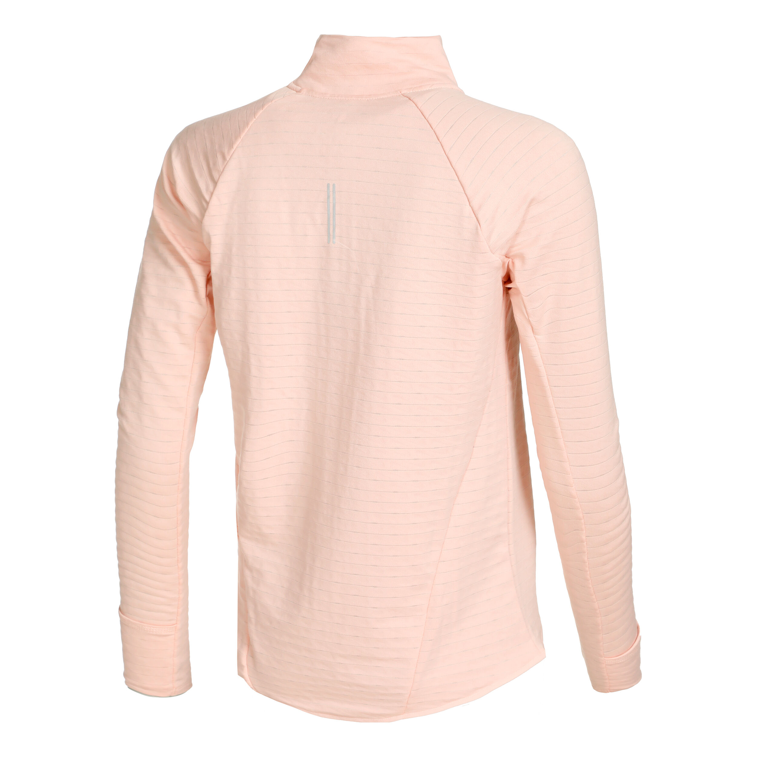 Therma-Fit Element Half-Zip Lauftop Damen - Koralle, Grau