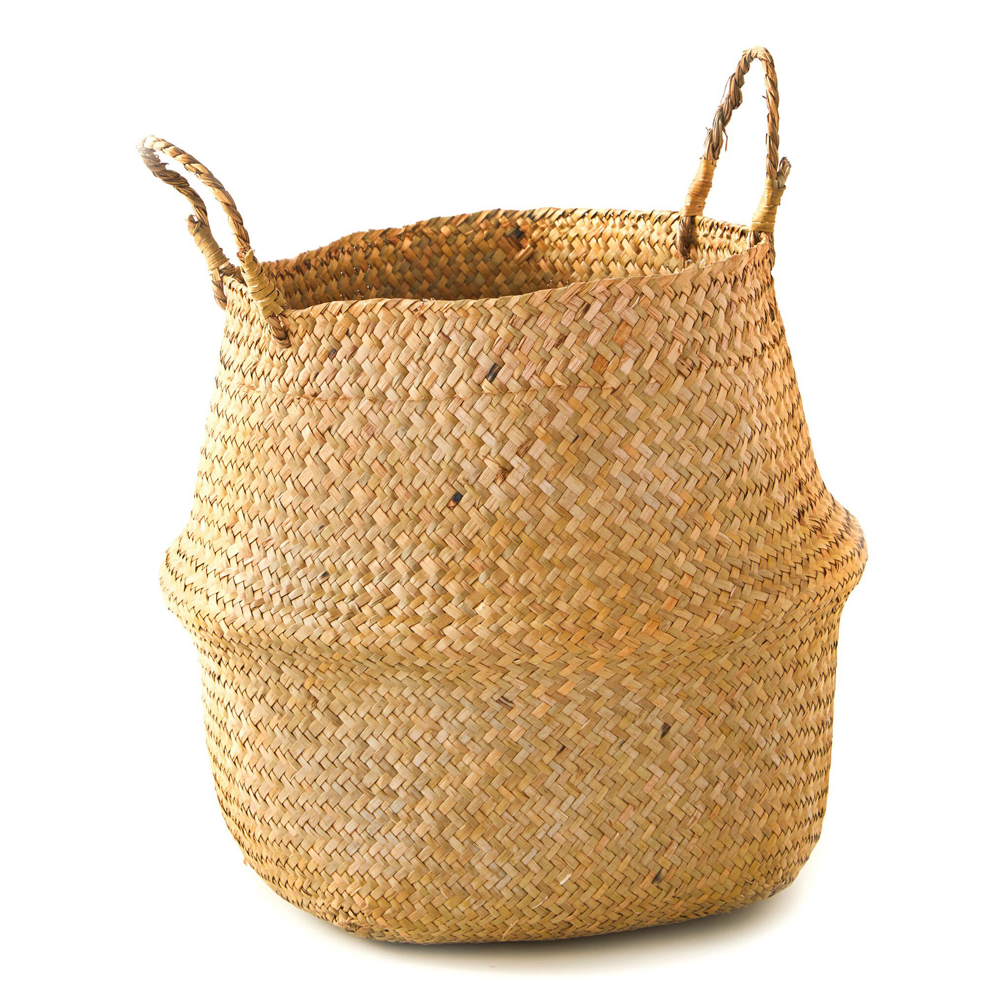 Panier pliable jonc de mer