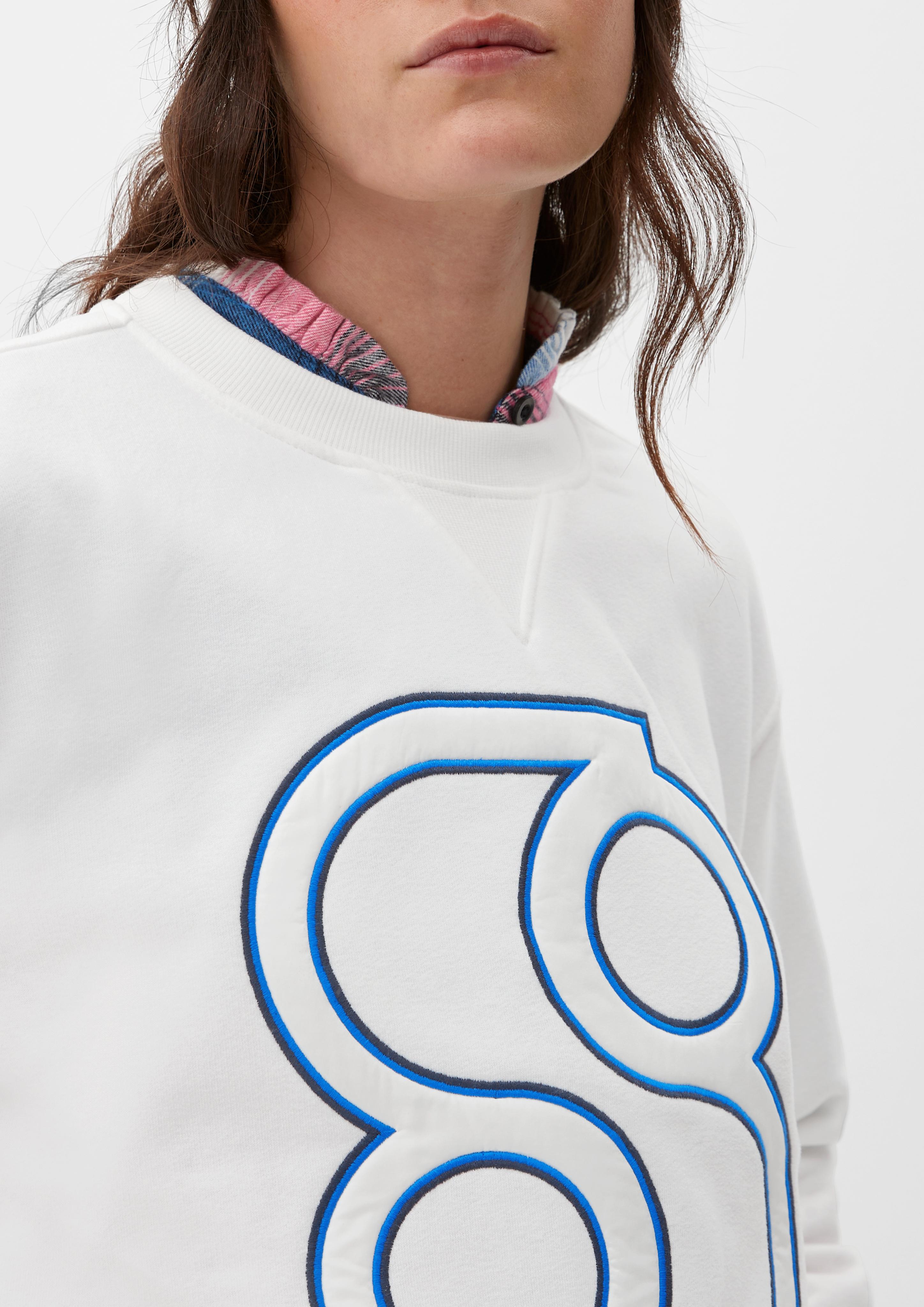 Sweatshirt mit Label-Stickerei  2126237-02D1
