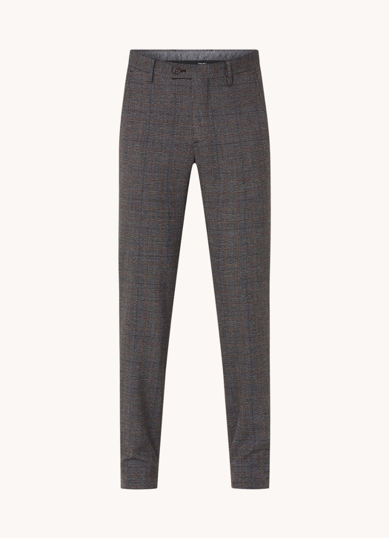 Pantaloni Strelson Slim Fit în carouri