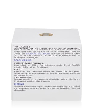 L'Oréal Paris Hydra Active 3 Alle Hauttypen Nachtcreme-50 ml