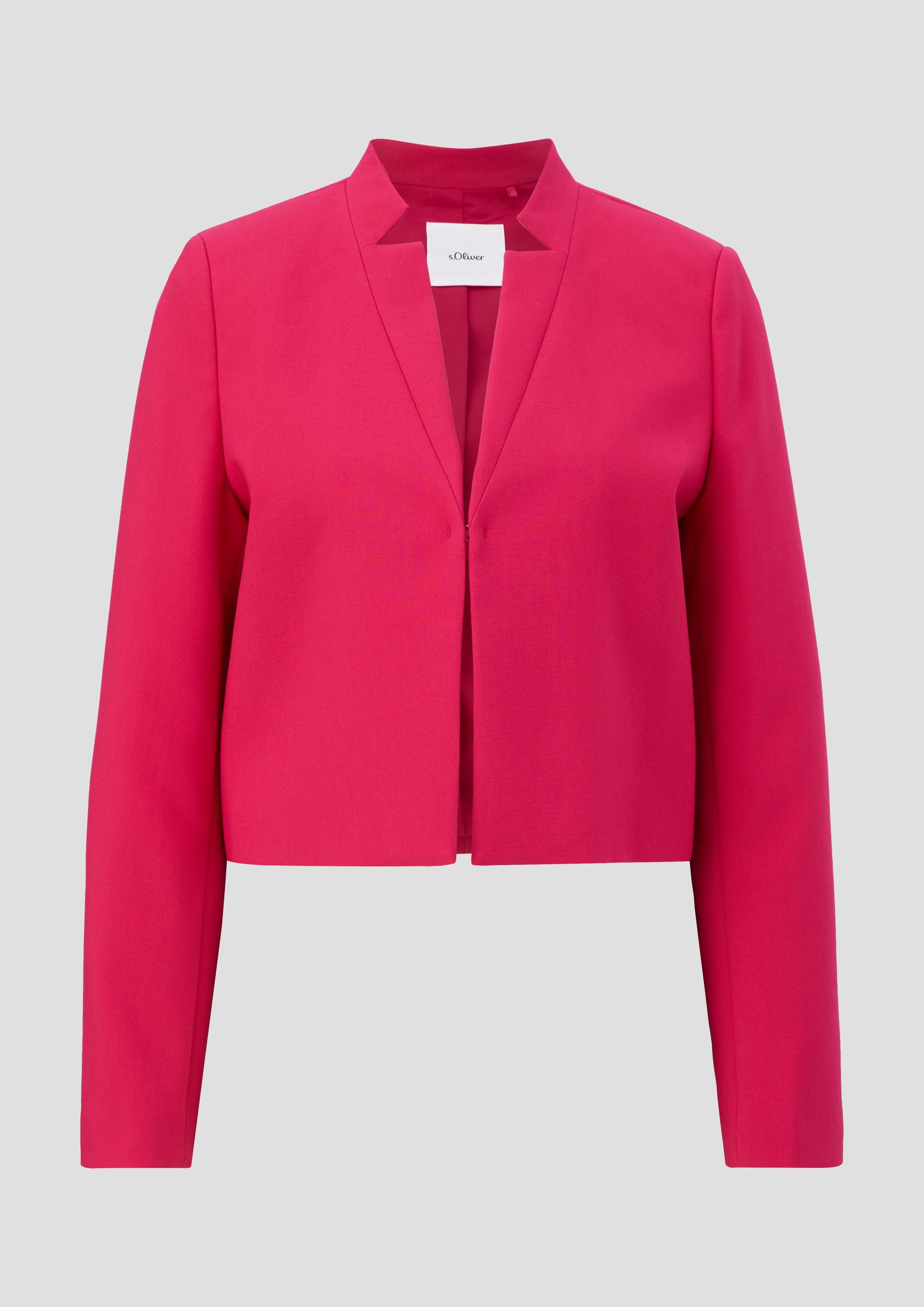 Cropped Blazer mit Haken-Verschluss  2147835-4554