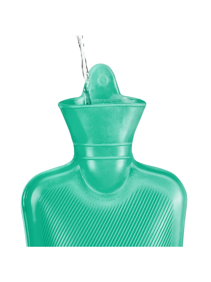relaxdays Wärmflasche in Türkis - 1 Liter günstig kaufen onesize