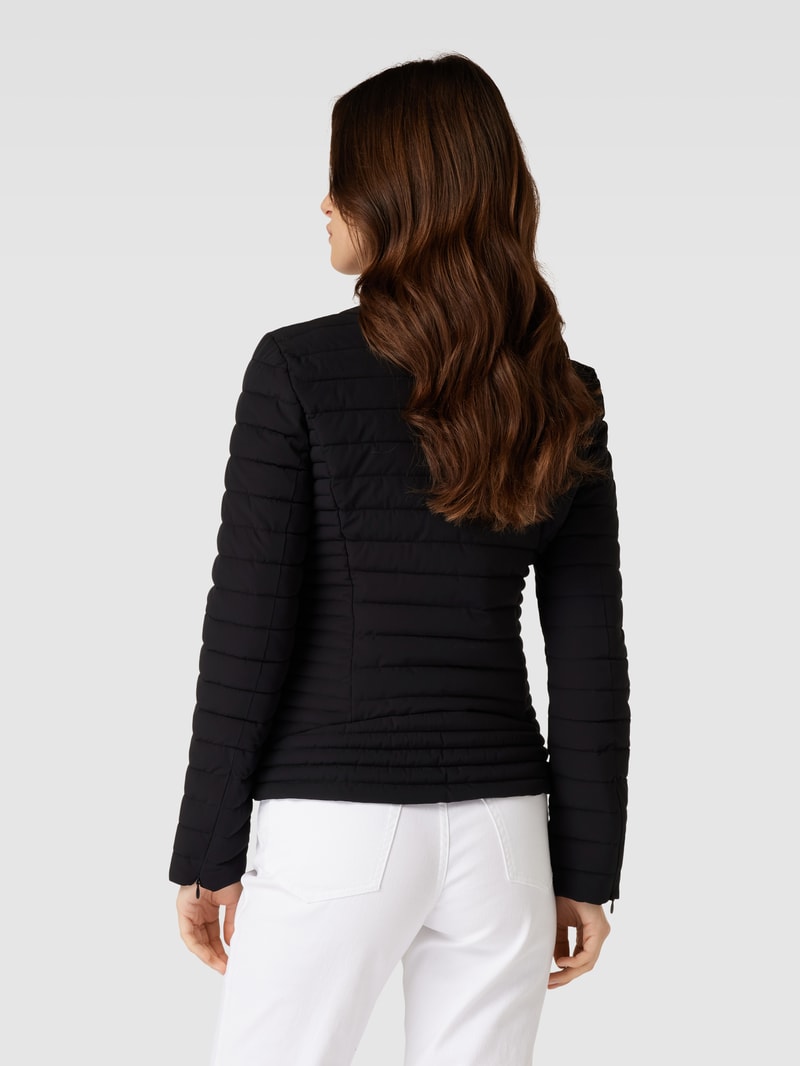 Steppjacke mit Stehkragen Modell 'VONA' in schwarz