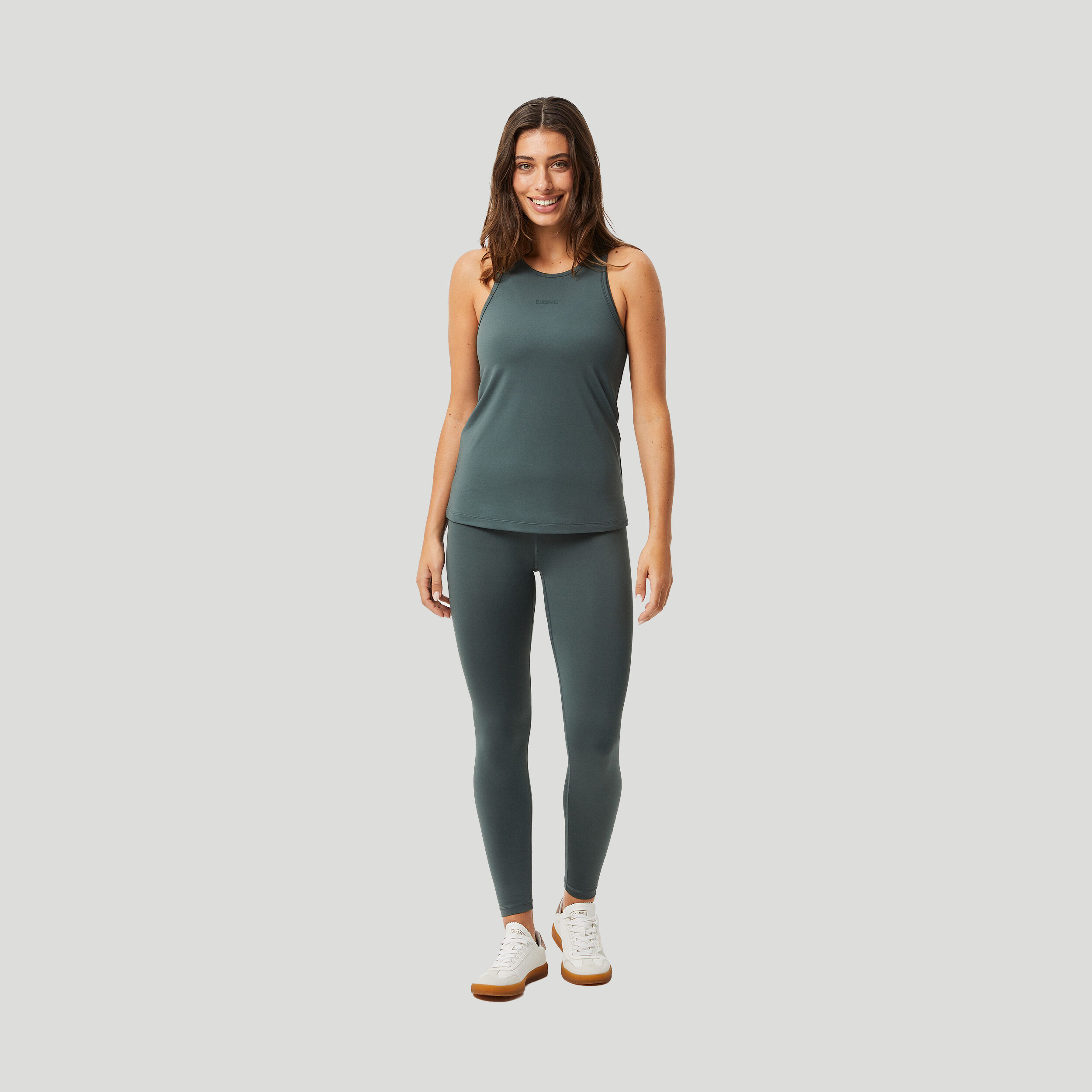 Racerback Tank-Top Damen - Dunkelgrün