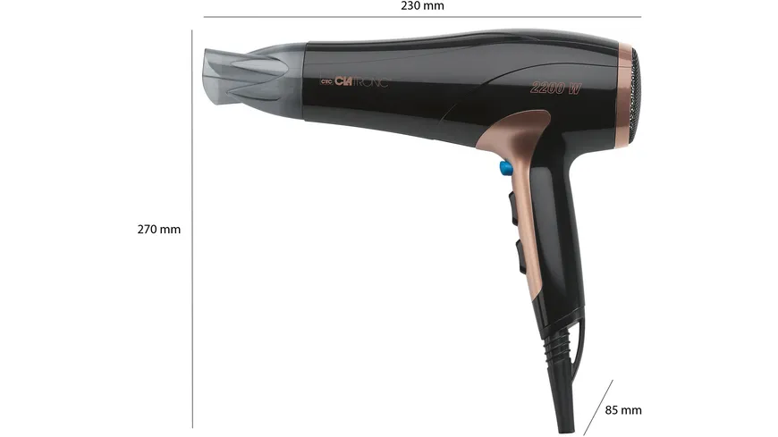 CLATRONIC Haartrockner 2200W Ionic HT3661