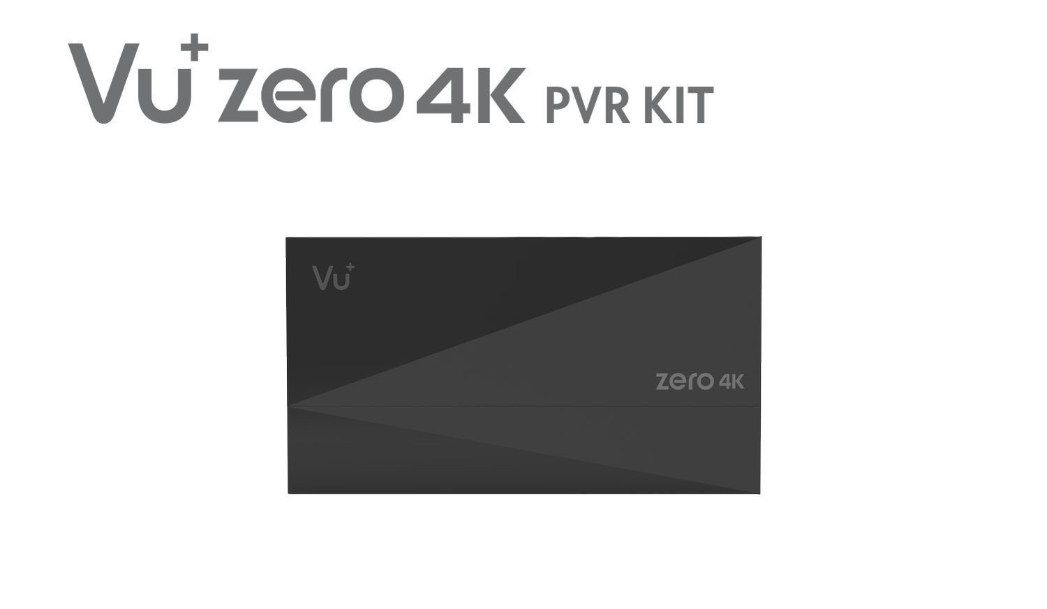 VU+ VU+ Zero 4K PVR Kit Inklusive HDD, 4TB, schwarz Tuner