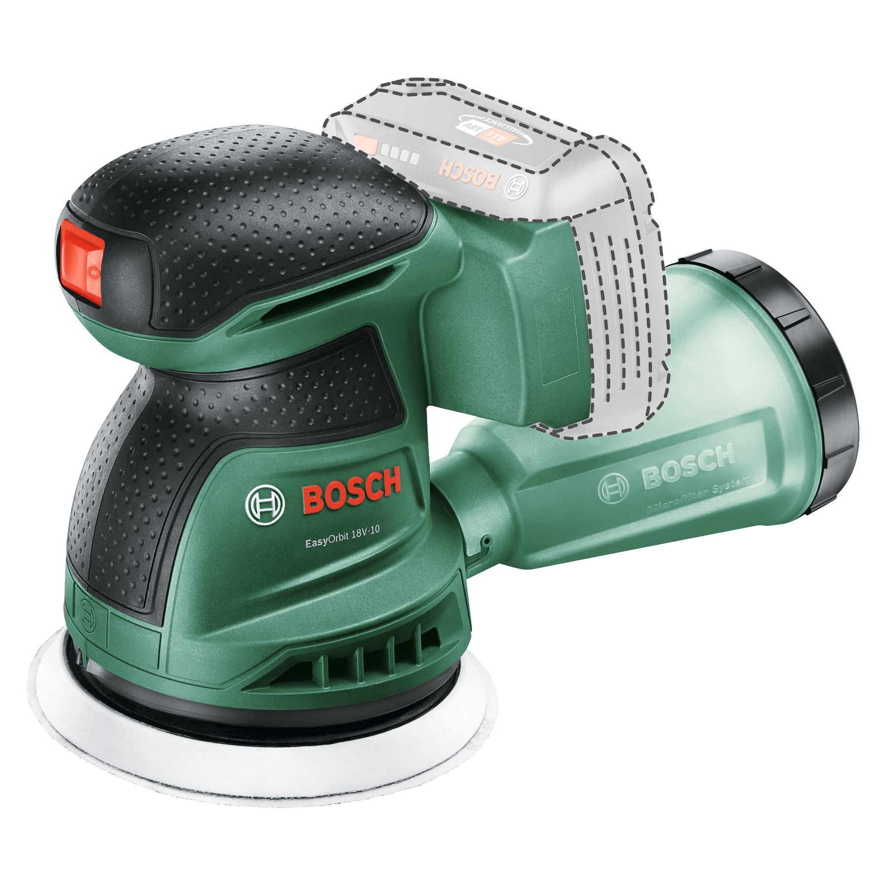 Bosch Green 0615A500A9 Akumulatorski set alata Kombinirano pakiranje od 3 uređaja 2x 18V 2,5Ah baterije i punjač AL 18V-44 i torba za alat u kutiji