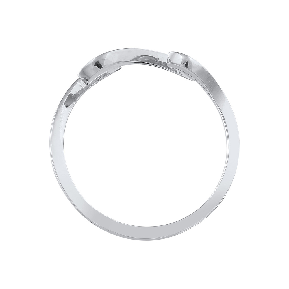 Elli Elli Bague Femmes Vagues Maritime Basique en Argent Sterling 925 Bague